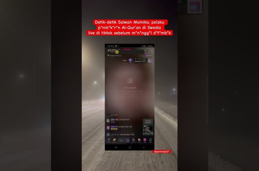  salwan momika tiktok live