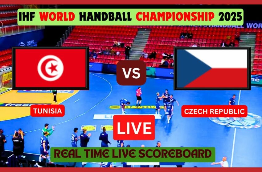  Tunisia Vs Czech Republic LIVE Handball