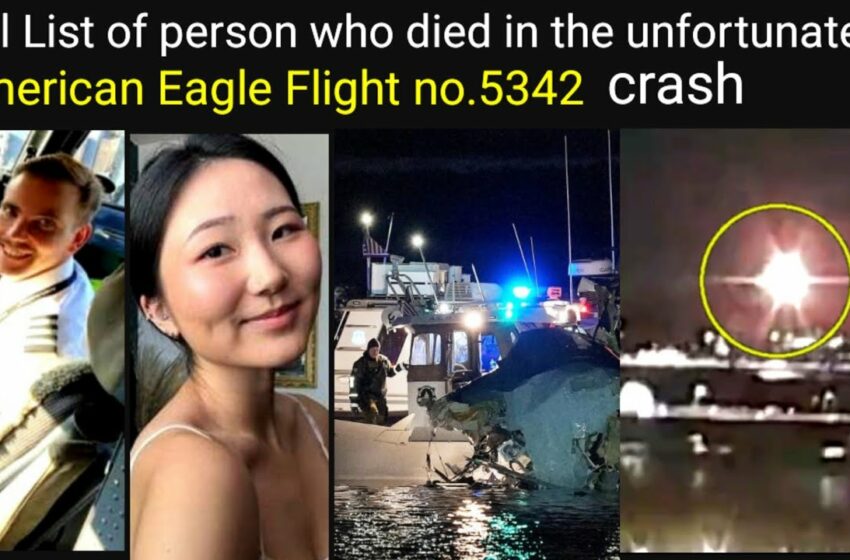  victims of plane crash dc