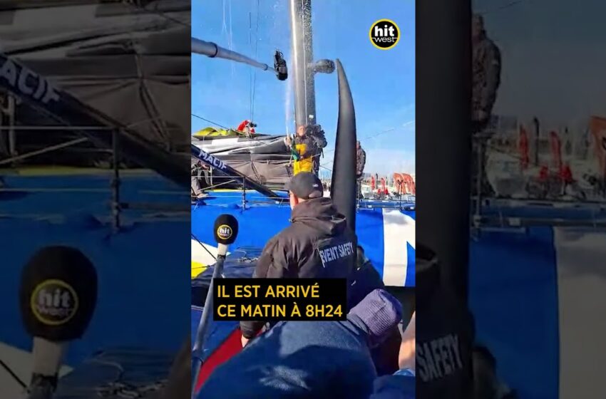  vidéo arrivée vendée globe