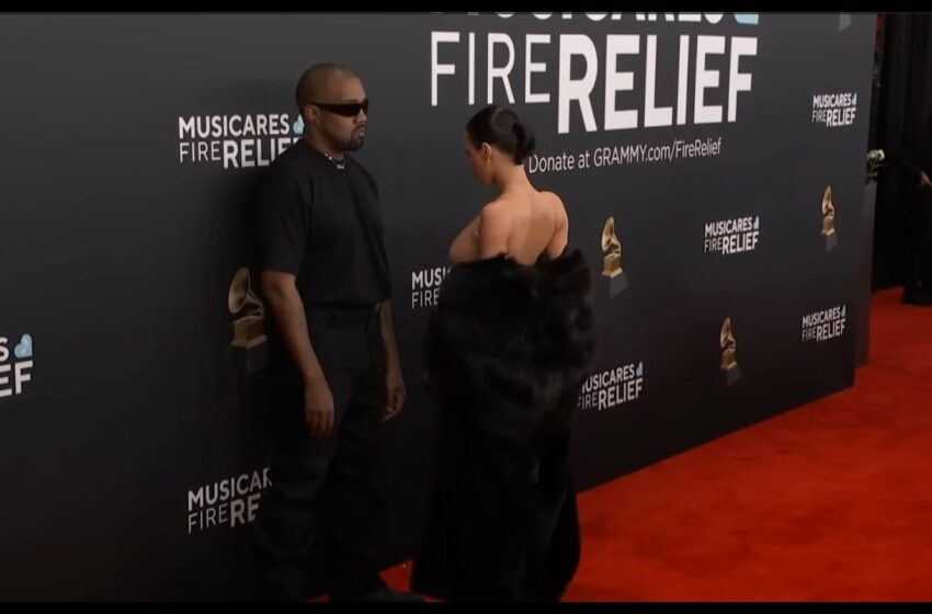  bianca censori dress grammys video