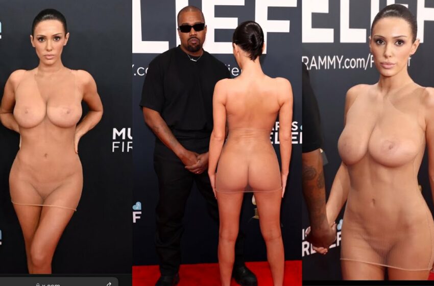  Bianca Censori exposed at the Grammys