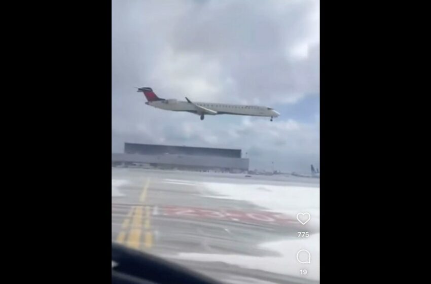  New Angle of Toronto Delta Airlines Plane Crash