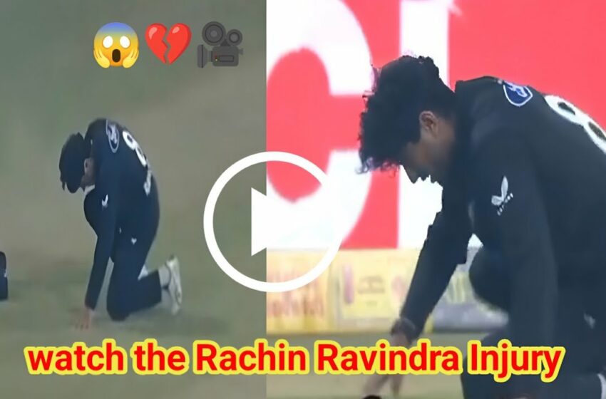  Rachin ravindra injury full video