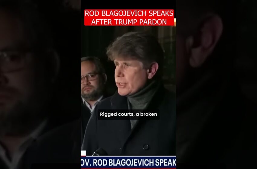  ROD BLAGOJEVICH SPEAKS AFTER TRUMP PARDON