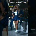 serena williams crip walk video