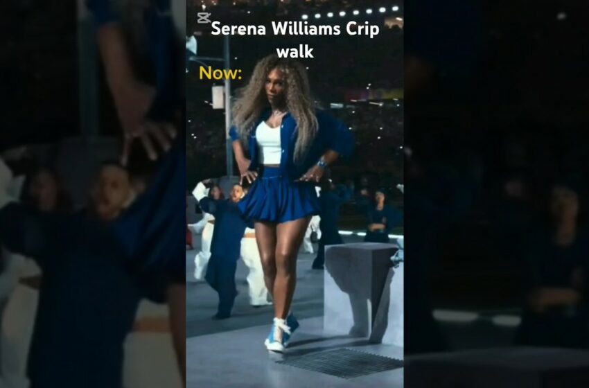  serena williams crip walk video