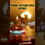 the moment the plane crashed in