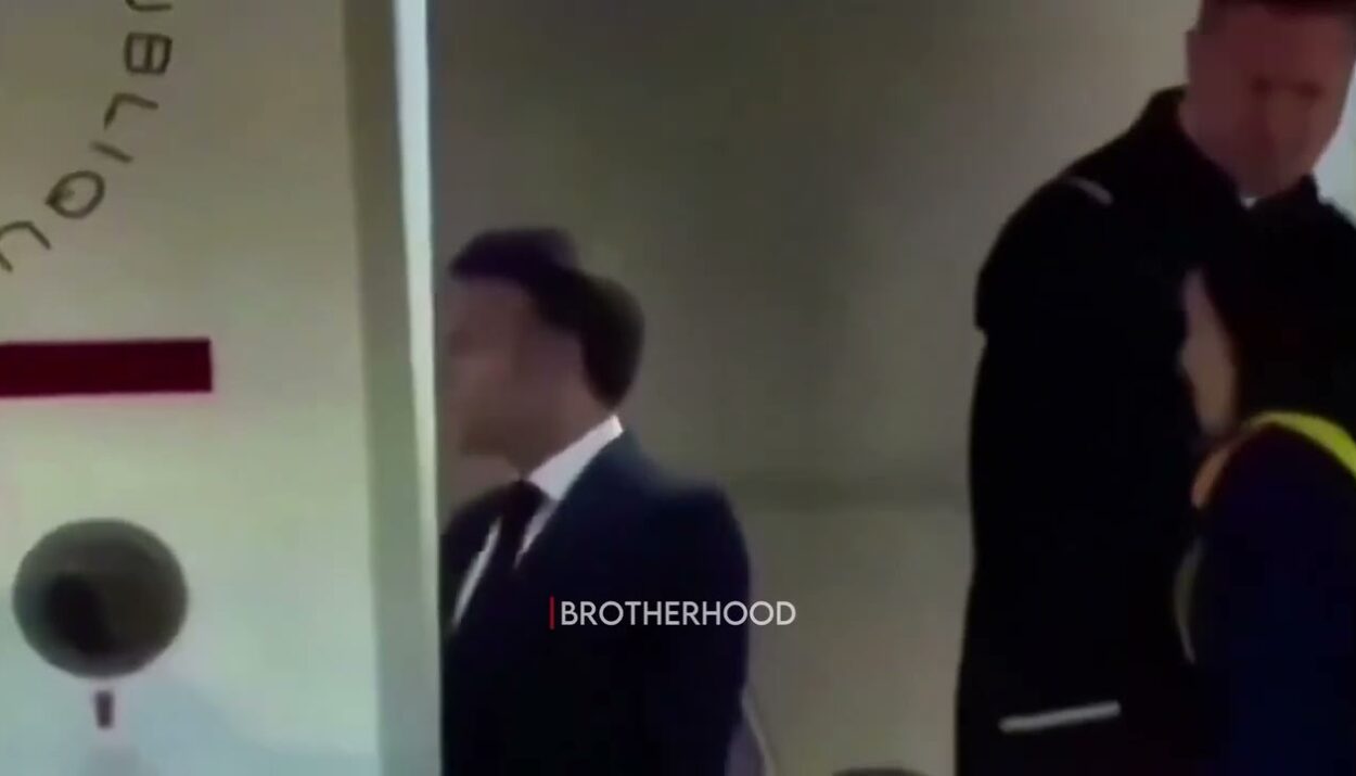 video emmanuel macron got slappe