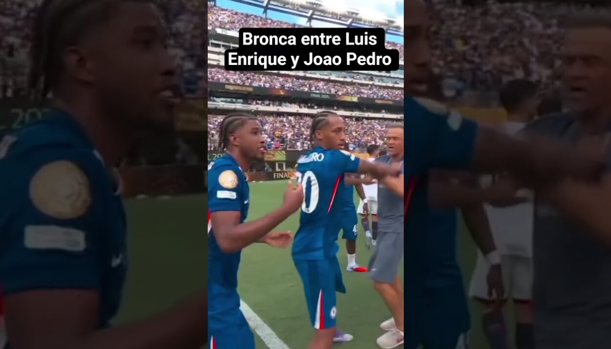 bronca entre luis enrique y joao
