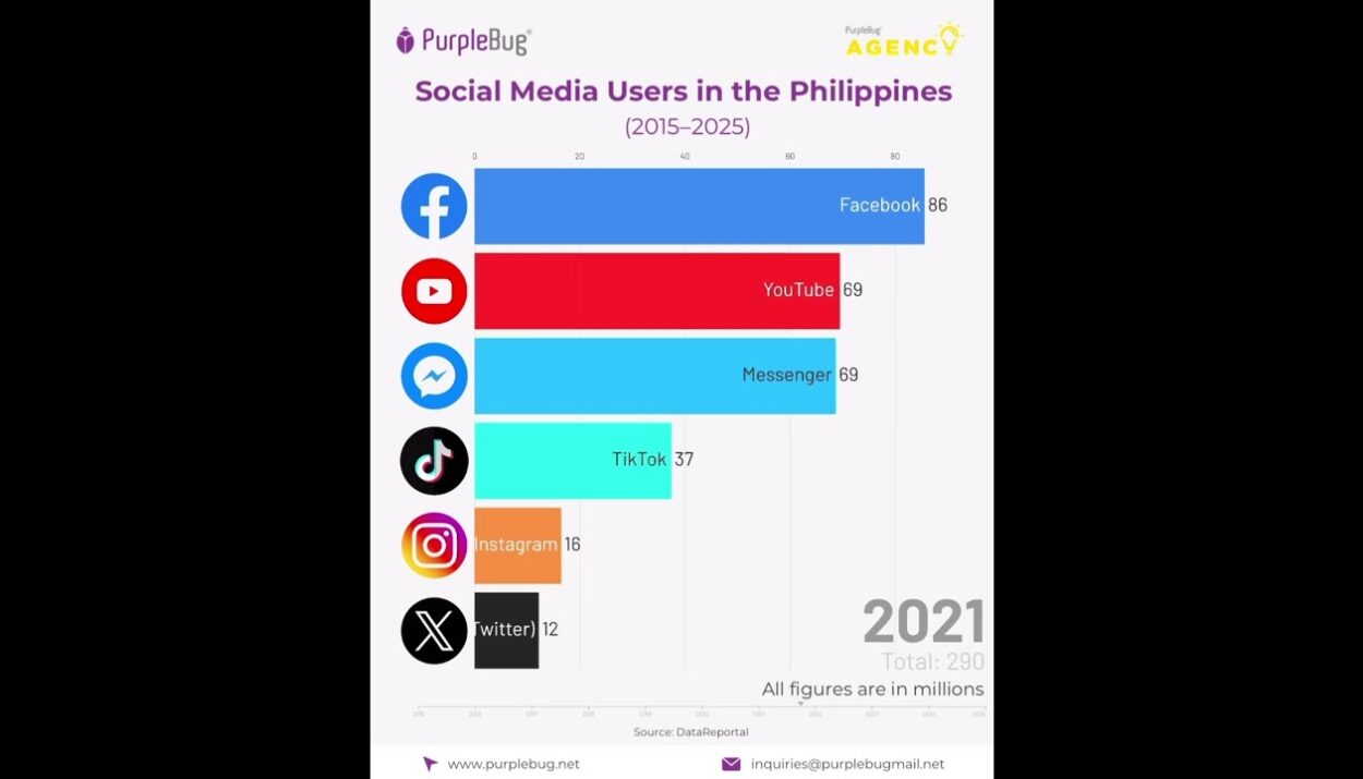 social media statistics in the p