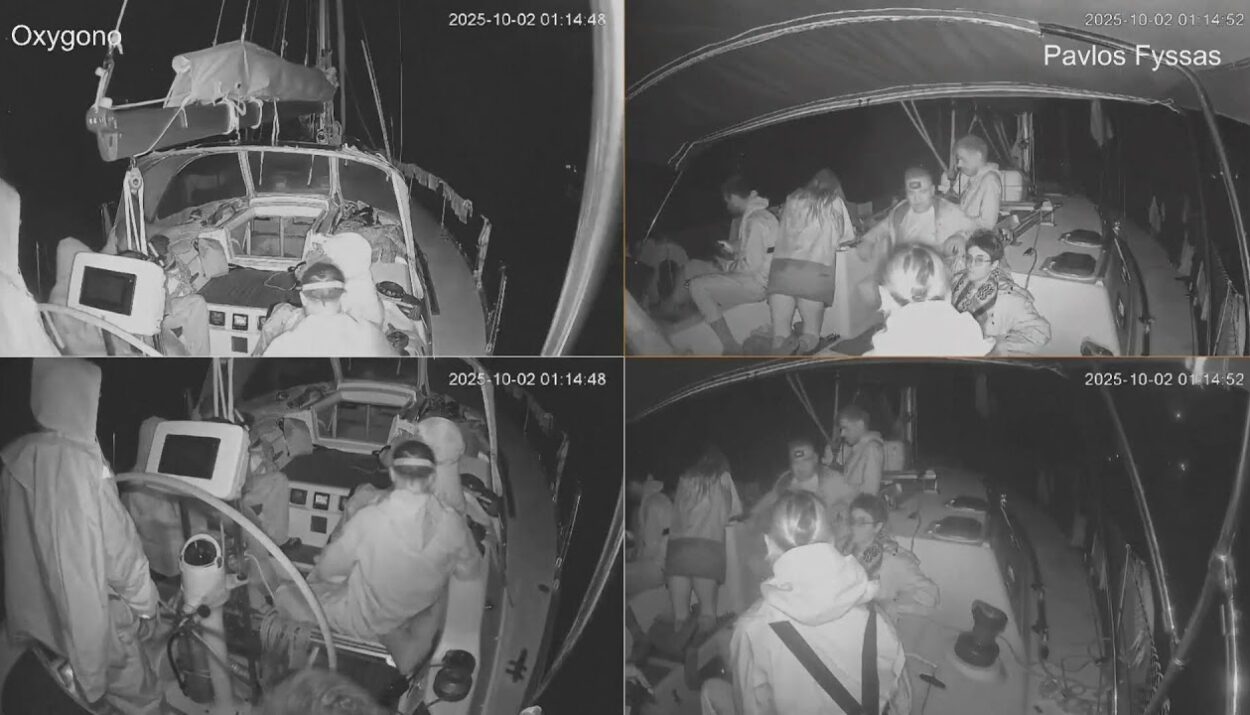 live global sumud flotilla ship