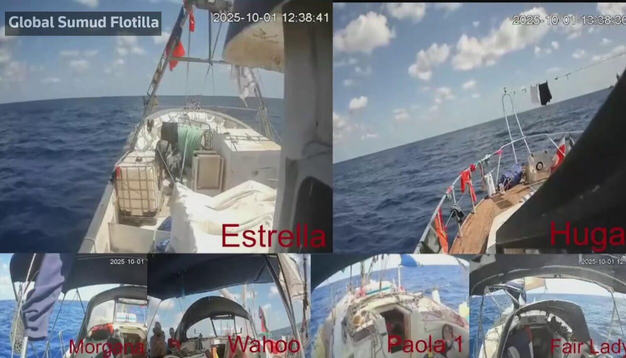 watch global sumud flotilla live