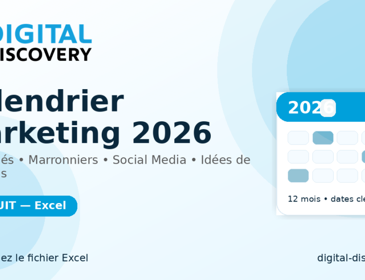 Calendrier marketing 2026 : Tous les évènements (+PDF)
