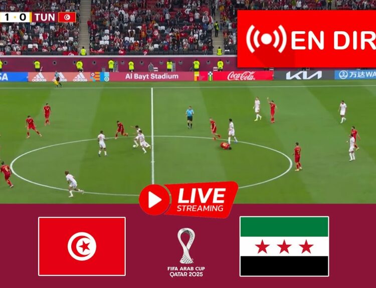 tunisie vs syrie en direct diffu