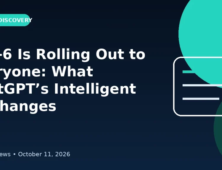 Editorial illustration for GPT-6 Intelligent UI rollout in ChatGPT
