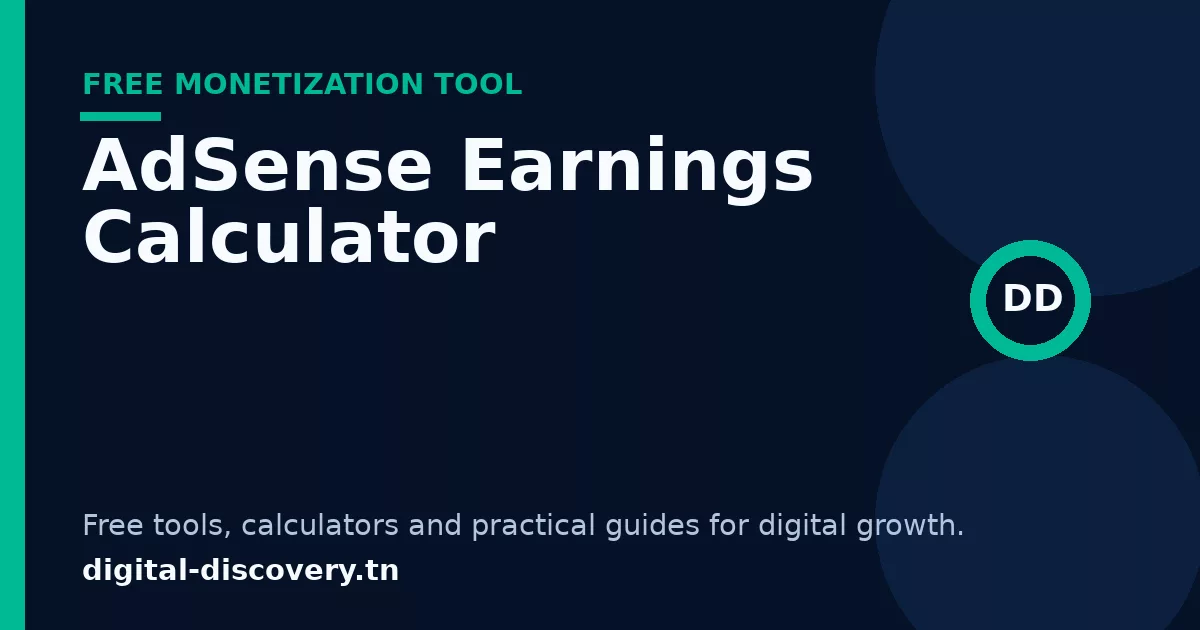 AdSense Earnings Calculator free tool