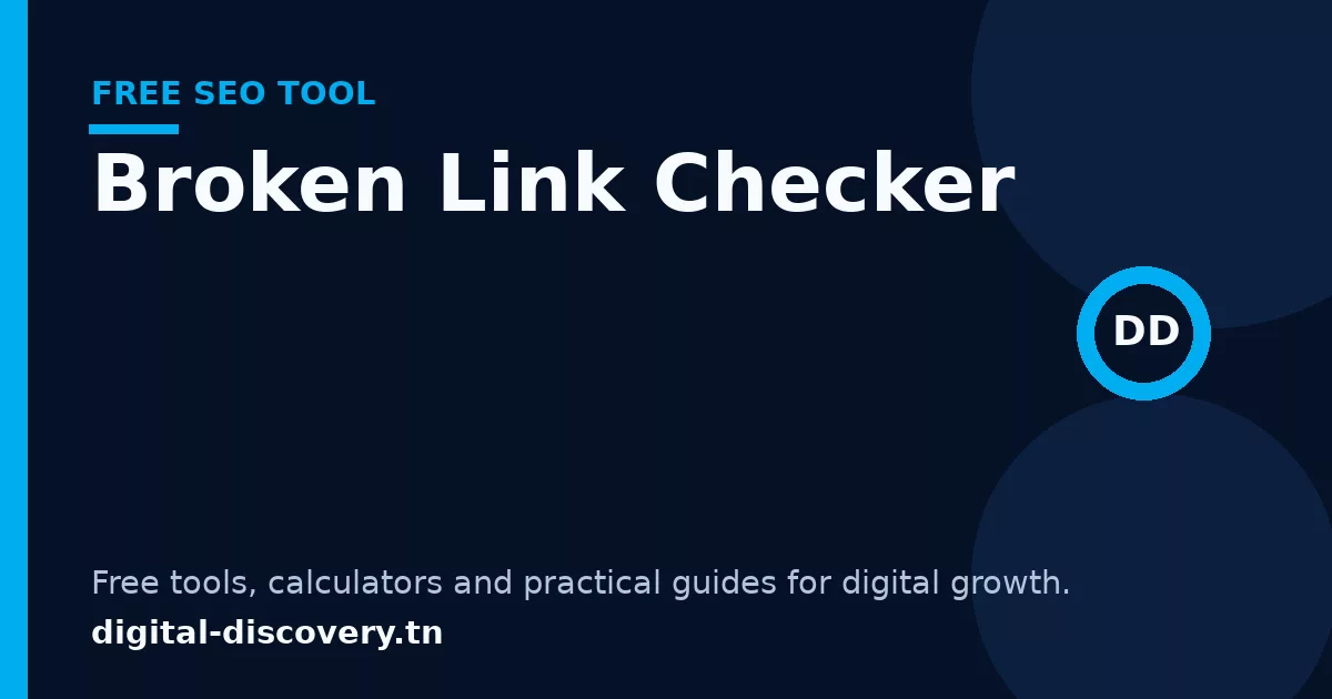 Broken Link Checker free tool