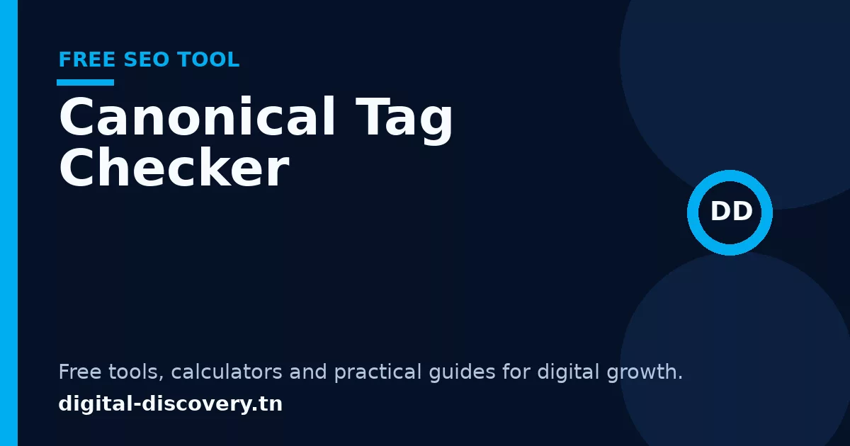 Canonical Tag Checker free tool