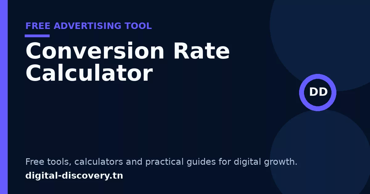 Conversion Rate Calculator free tool