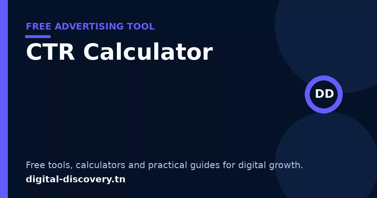 CTR Calculator free tool