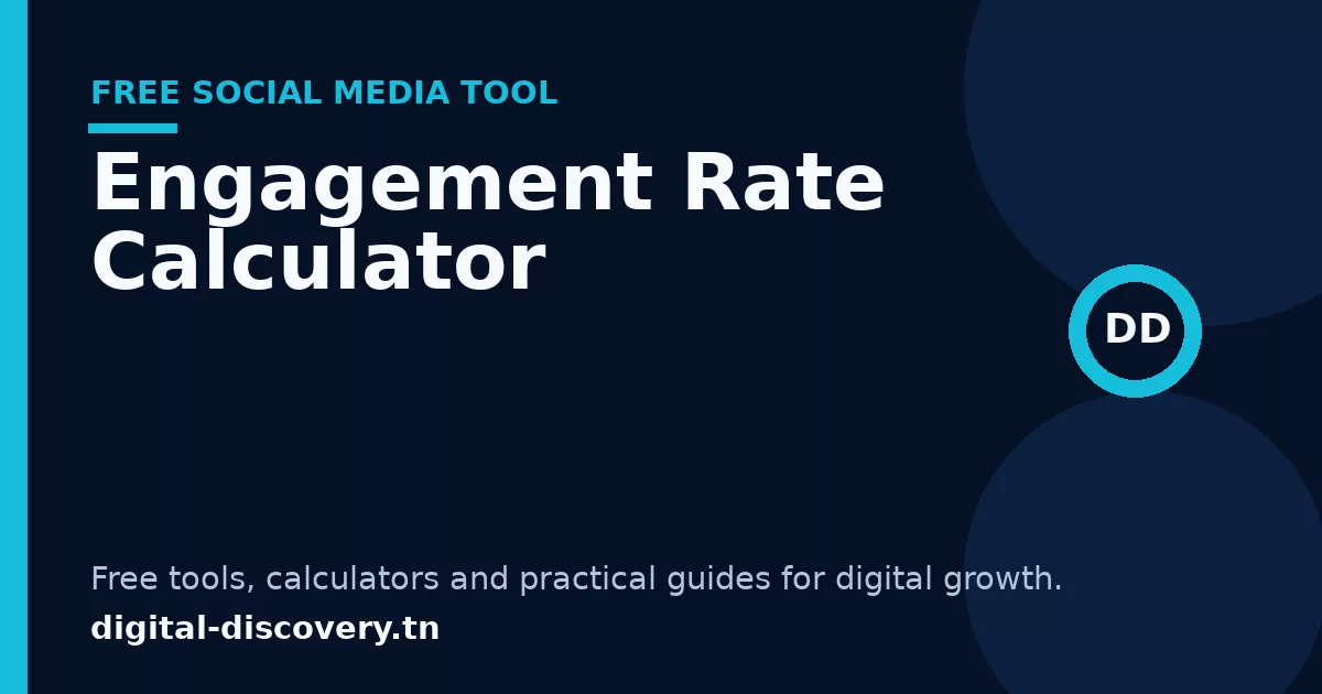 Engagement Rate Calculator free tool