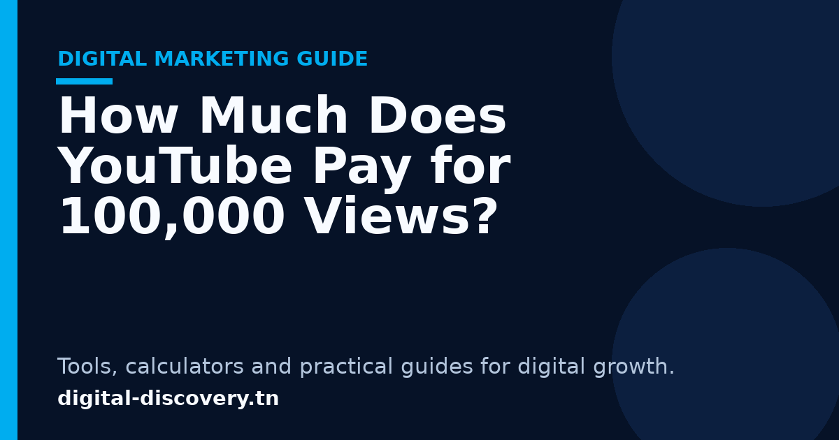 How Much Does YouTube Pay for 100,000 Views?