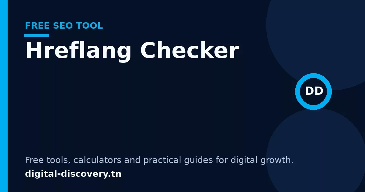 Hreflang Checker free tool