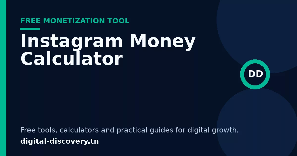 Instagram Money Calculator free tool