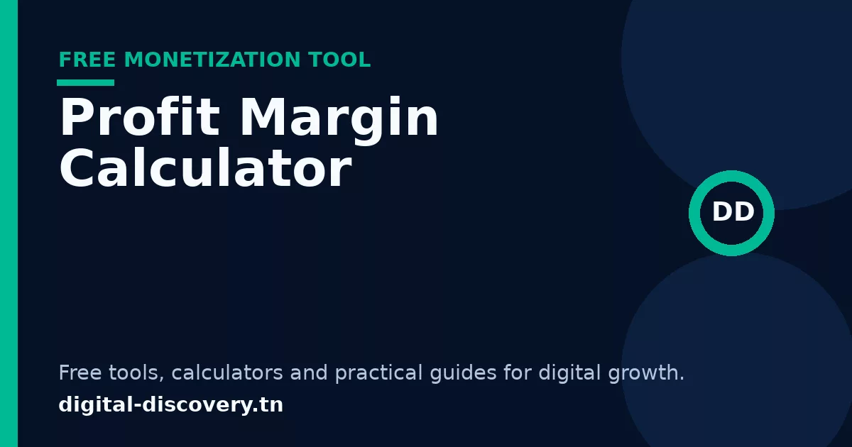 Profit Margin Calculator free tool