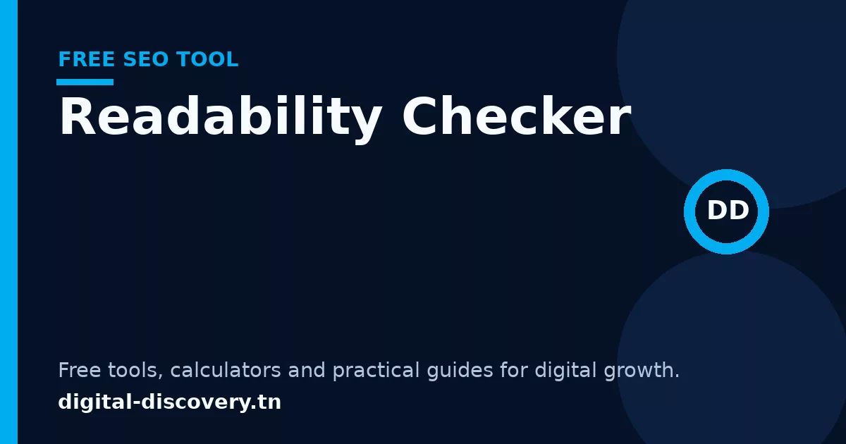 Readability Checker free tool