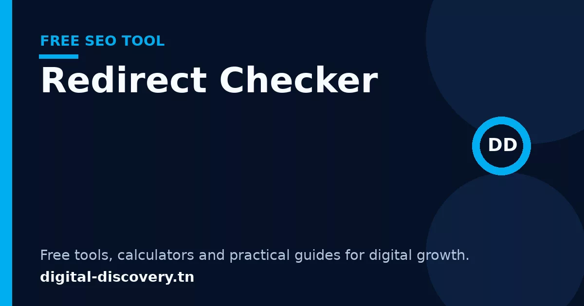 Redirect Checker free tool