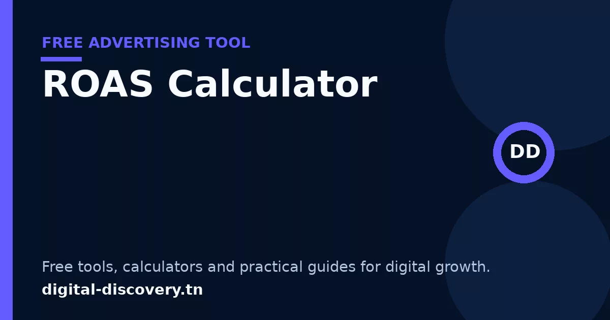 ROAS Calculator free tool