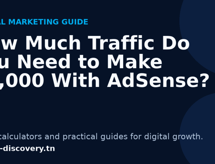 How Much Traffic Do You Need to Make $1,000 With AdSense?