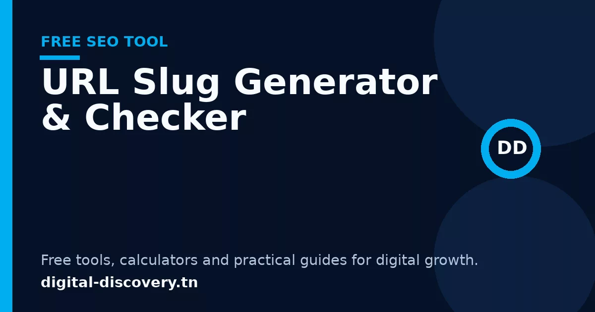 URL Slug Generator & Checker free tool
