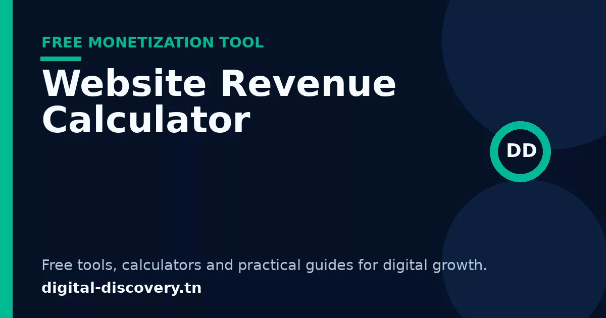 Website Revenue Calculator free tool