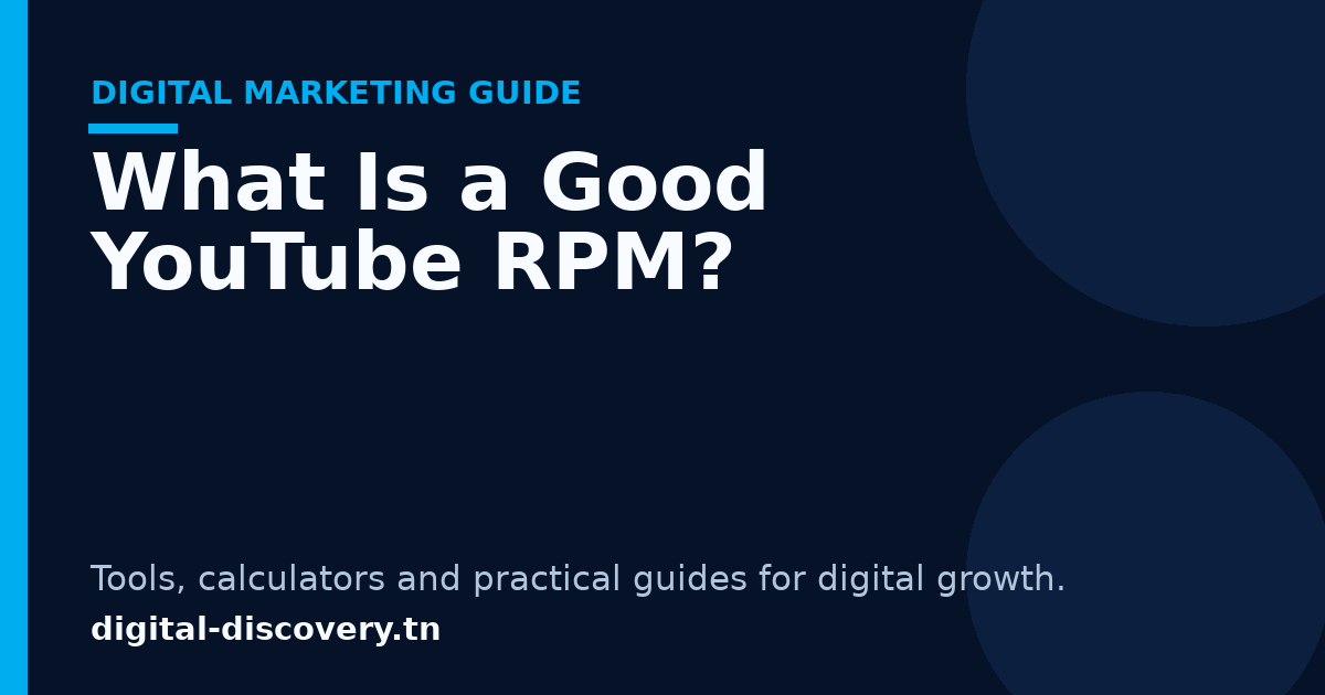What Is a Good YouTube RPM?