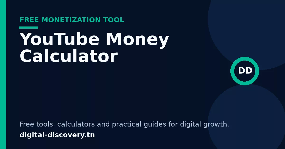 YouTube Money Calculator free tool